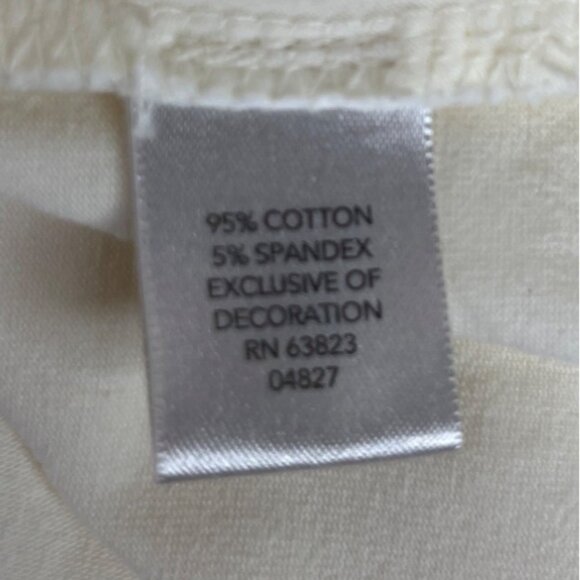 Christopher & Banks Cami Slip Top Lace Detail Cream Adjustable Straps Size Large - Picture 8 of 9